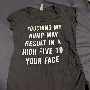 Bloom Gray Fitted Short Sleeve T-Shirt